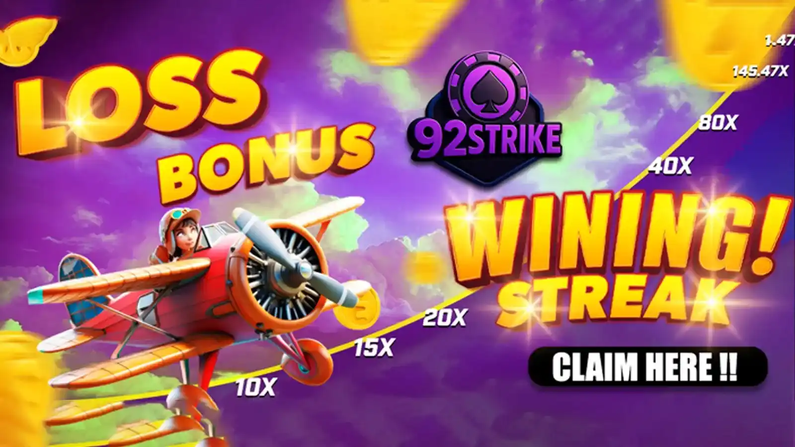 92Strike گیم پلے بینر